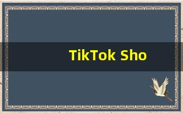 TikTok Shop